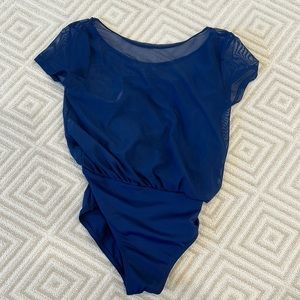 Navy dance leotard